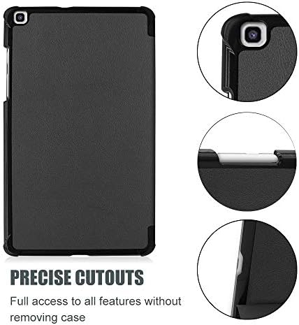 ProCase Slim Case for Galaxy Tab A 8-inch 2019 T290 T295, Light Cover Trifold Stand Hard Shell Folio Case for 8.0 inch Galaxy Tab A 2019 Without S Pen Model SM-T290 (Wi-Fi) SM-T295 (LTE) –Black