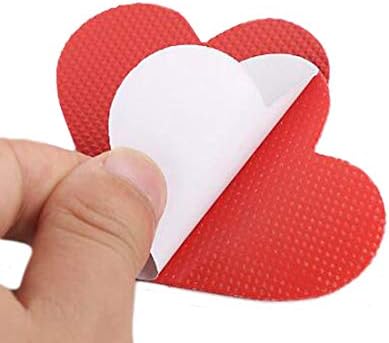 20 Pairs Heart Shape Anti Slip High Heel Shoes Sole Protector Pads Sticker Non Slip Grip Cushion Stickers