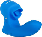 Collections Etc Evolved Novelties - Gender X - Flick It - Rechargeable Silicone Vibrator- Blue