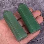 Gemstone Crystal Hexagonal Pointed Reiki Chakra Faceted Prism Wand Stone Home Decor