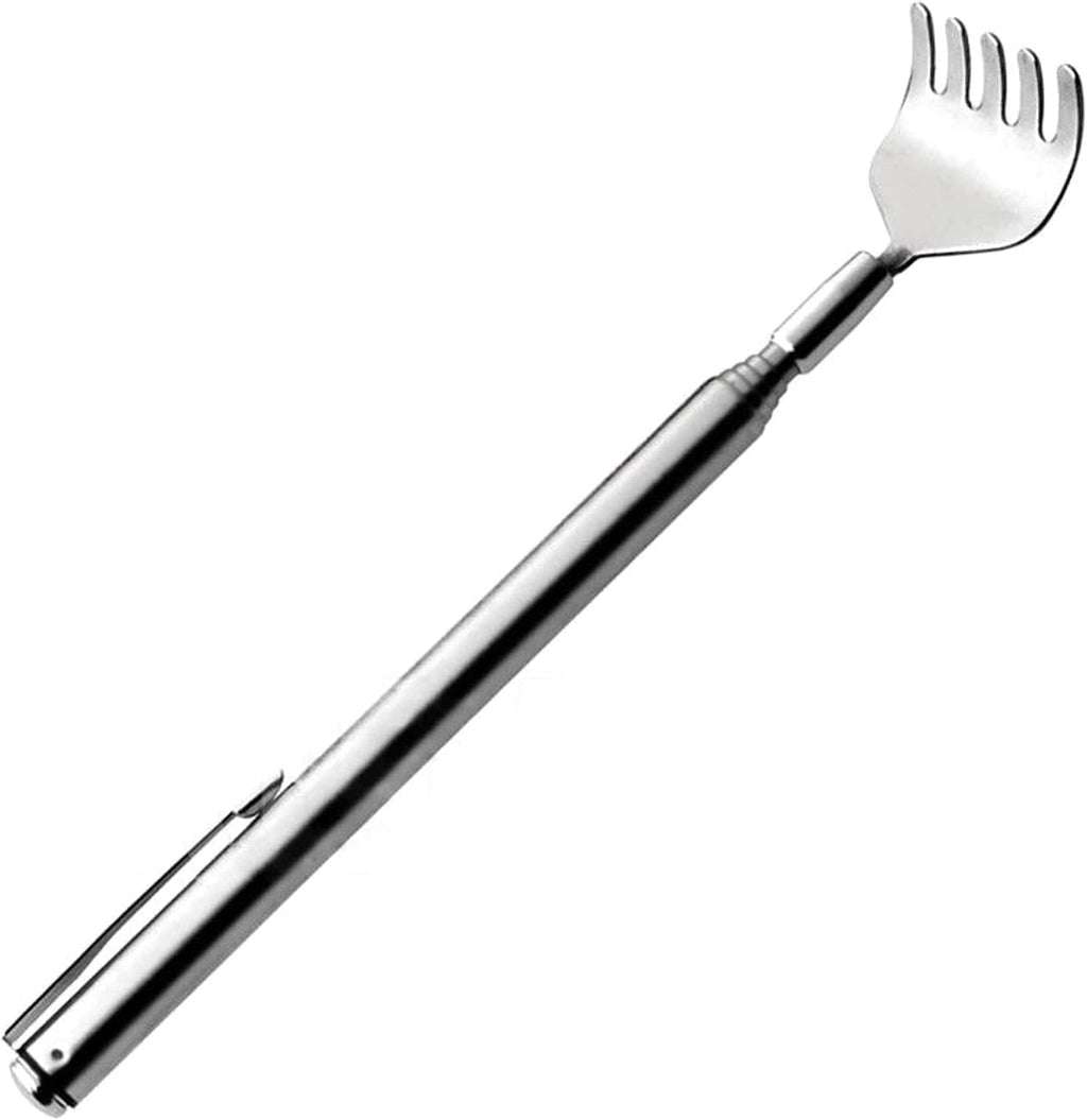 Telescoping Back Scratcher - Itching Relieve Portable Back Scratcher for Women Men Convenient Massage Tool Stainless Steel Telescoping Back Scratcher Tool