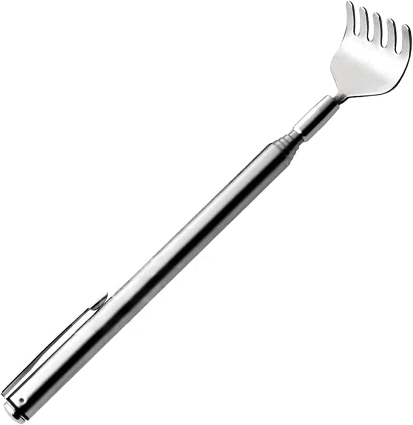Telescoping Back Scratcher - Itching Relieve Portable Back Scratcher for Women Men Convenient Massage Tool Stainless Steel Telescoping Back Scratcher Tool