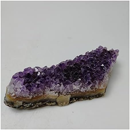 Health & Household Natural Amethyst Crystal Quartz Drusy Geode Cluster Healing Stones Decoration Ornament Purple Feng Shui Stone (Size : 45-60g)