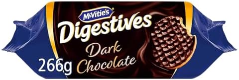 McVities Dark Chocolate Digestives 266g (Pack of 12)