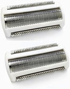 BRL140 Replacement Shaver Foil Head Compatible with Philips Women's Electric Shaver BRL140 BRL130 Wet and Dry, Ladies' trimmer foil and blades white 2-Pack