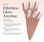 Kitsch Dermaplane Razor for Women Face – Face Razors for Women & Men, Eye Brow Razors & Face Shaver – Exfoliating Facial Razor & Dermaplaner as Skin Care Tool for Smoother Skin - Terracotta, 12 pcs