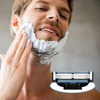 Mach 3 Razor Refills for Men,Razor Blade Refills for Men - 24PCS Compatible with mach 3 razor blades refills with Mach3 Razors, Dual Lubrication Blades for Extra Close & Comfortable Shave