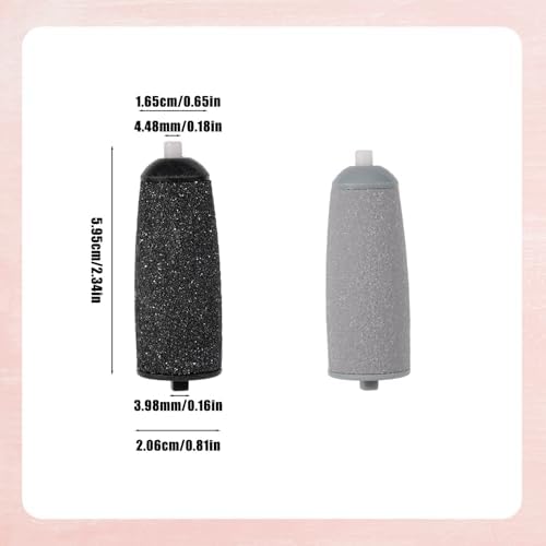 9pcs Pedicure Tool Replacement Head Rollers, 4 Fine Sand and 5 Rough Coarse Sand Electric Feet Foot Grinder Replacement Compatible with Flawless Pedi Haootadiy ZABOUL