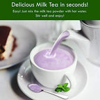 Taro Bubble Milk Tea Instant 3in1 Powder Mix - 1kg (33 Drinks) | for Boba Tea, Milkshake, Blended Frappe and Bakery | Authentic Taiwan Recipe | Zero Trans Fat, No Preservatives | by Moriyama Teahouse