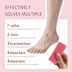NOVAL Pumice Stone for Feet Scrubber Dead Skin Disposable Foot Pumice Foot Callus Remover Pedicure Tools Pink Pumice Sponge Nail Salon Home Use,40 PCS