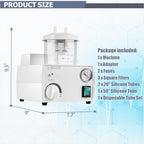 Electric Suction Machine, Portable Extractor with Adjustable Pressure for Home Care, Low Noise