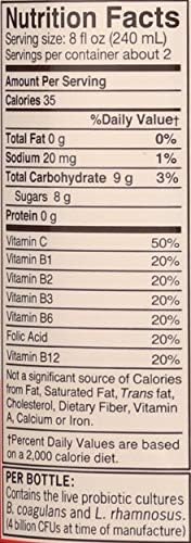 KeVita Master Brew Kombucha Raspberry Lemon, with Live Probiotics, 15.2 Fl Oz