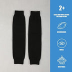 Yxmeiguo Football Leg Sleeves Men, Calf Compression Sleeve for Men Women, Leg Sleeves for Men Football, Football Socks Running Sports Football Accessories for Adult Athletes, Black