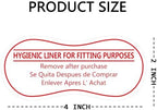 Adhesive Protective Hygiene Try On Stickers for Swimwear,Swimsuits and Lingerie,4x2 inch,100 Pcs Per Pack