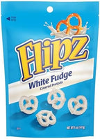 Flipz White Fudge Covered Pretzels - Pack of 3-5 oz Bags - Perfect for Snacking on the go and Stocking the Pantry - Classic Taste Everyone is Sure to Love