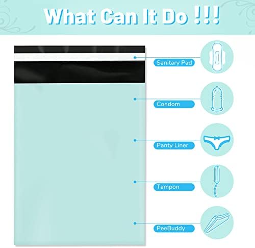 Sanitary Napkin Disposal Bags,100Pcs Feminine Personal Disposal Bags for Tampons and Pads,Self-Adhesive Sealed and Leakproof