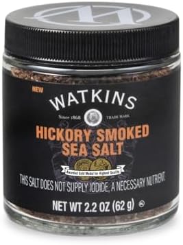 Watkins Premium Hickory Smoked Sea Salt, 2.2 oz (Pack of 1)