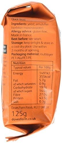 Doves Farm Quick Yeast Pack of 4 125 g