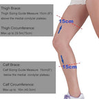 Hinged Knee Brace with Shoulder Strap, ROM Knee Support for Post Op Recovery Side Leg Immobilizer for Stabilization for ACL, MCL, PCL Injury, Adjustable Stabilizer After Surgery for Men and Women
