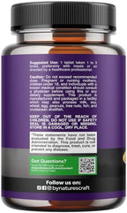 High Strength Organic Ashwagandha Supplements - Ashwagandha Organic Tablets for Mood Support & Hormone Balance for Women & Men - Root Extract Powder with Black Pepper for Better Absorption - 60 Ct