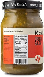 Mrs. Renfro’s Green Salsa – Gluten Free (16-oz. jars, 2-pack)