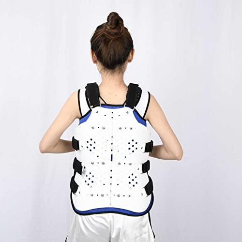 Thoracolumbar Fixation Brace, Inflatable & Adjustable Back Brace for Kyphosis, Mild Scoliosis & Post Surgery Support for Women,C