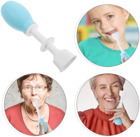 Baluue Tongue Suction Device and Puller Oral Muscle Trainer for Speech Rehabilitation Swallowing Exercises and Tongue Tip Training for Adults
