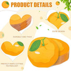 100 Pieces Paper Fruit Napkins Summer Decorative Napkin Disposable Fruits Birthday Party Supplies 2 Ply Absorbent Napkins for Baby Shower Holiday Fruit Party Dinnerware(Orange)