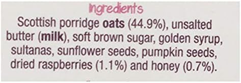 Stoats - Porridge Oat Bars - Raspberry & Honey - 200g