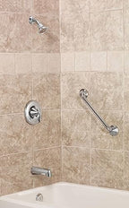 Moen YG2818CH Bathroom Safety 18-Inch Stainless Steel Transitional Bathroom Grab Bar, Chrome