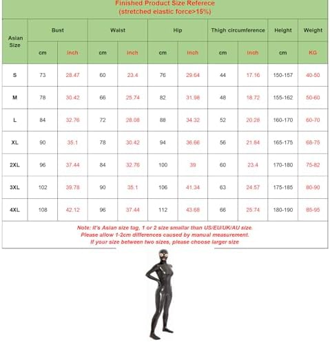 Women's Shiny Wetlook Full Body PVC Leather Catsuit Handmade Zipper Crotch Bodysuit Jumpsuit Clubwear