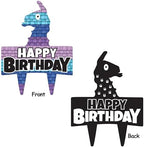 Fort Gamer Birthday Cake Topper Nite Party Decor