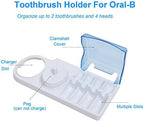 LazyMe Electric Toothbrush Stand for Oral B，Electric Toothbrushes Heads Holder for Oral B (1 Pack)