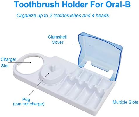 LazyMe Electric Toothbrush Stand for Oral B，Electric Toothbrushes Heads Holder for Oral B (1 Pack)