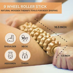 Wood Therapy Massage Tools 6-in-1, Lymphatic Drainage Massager Maderoterapia Kit - Anti Cellulite Body Sculpting & Contouring Wood Therapy Kit for Muscle Pain Relief & Deep Tissue Relaxation