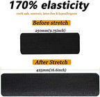 Kinesiology Tape Pro Precut 20 Strips Athletic Sports Waterproof Breathable Latex Free Tape for Ankle Wrists Knee Elastic Running Tennis Swimming Football Sports Activities Tapes (Black)