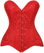 Daisy corsets Women's Daisy Corsets Womens Brocade Overbust Corset Top Cincher W/Busk Closure
