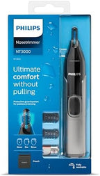 Nose Hair Trimmer, Series 3000 Nose, Ear and Eyebrow Trimmer Showerproof with Protective Guard System, Battery-Operated, No pulling Guaranteed - NT3650/16