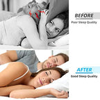 Anti Snoring Devices, Silicone Magnetic Anti Snoring Nose Clip, 6PCS Snore Stopper, Effective to Stop Snoring, Quieter Restful Sleep (White)