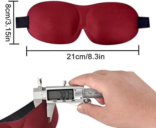 AccEncyc 4 Pcs Sleep Mask 3D Eye Mask for Sleeping Eye Covers for Back and Side Sleeper at Travel, Sleep, Airplane