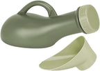 Unisex Portable Urine Bottle Urinal for Men and Women with a Lid and Funnel Mobile Toilet Plastic Pee for Camping Outdoor Car Travel 1000ML