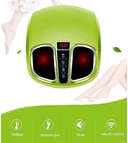 Foot Massager with Heat, Electric Shiatsu Foot Massager with Deep Rolling Kneading Massage, Air Compression, Relieve Foot Pain from Plantar Fasciitis, Suitable for Home & Office