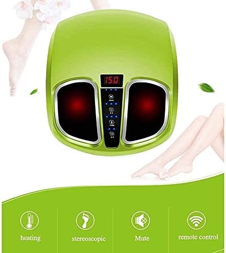 Foot Massager with Heat, Electric Shiatsu Foot Massager with Deep Rolling Kneading Massage, Air Compression, Relieve Foot Pain from Plantar Fasciitis, Suitable for Home & Office