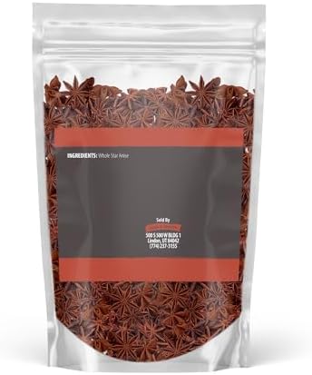 Birch & Meadow Whole Star Anise, 1 lb, Whole Pods, Teas & Baking