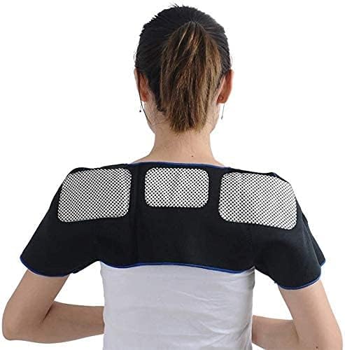 XGOPTS Double Shoulder Brace Thermal Self-Heating Shoulder Support Compression Sleeve Wraps Breathable Neoprene Shoulder Pad Protector Rotator Cuff Brace for Shoulder Relief