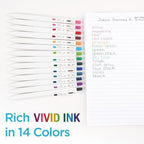 Zebra Pen, SARASA R Gel Pens, Black Ink, 0.4mm Fine Point, Vivid Ink to Create Deep, Saturated Color and Smooth Gel Lines, Quick-Drying for Smear-Free Writing, Made in Japan, 12-Pack (47710)