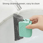 Magic Window Groove Cleaning Brush, New Window Groove Cleaning Brush Tools Set, Sliding Door for Sliding Door, Sill, Tile Lines, Shutter (Beige)