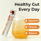 MODERN GURU Apple Cider Vinegar Packets with the Mother – ACV Drink Sticks | 93% ACV with Ginger & Cinnamon | Sugar-Free, Supports Digestion & Detox, Low-Calorie | Travel Size On-the-Go Packets (21 Count)