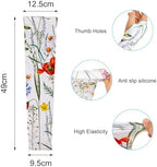 TUYUU Gardening Sleeves for Women, Cooling Arm Sleeves with Thumb Hole, Sun UV Protection, Thorn Proof Farm Protectors