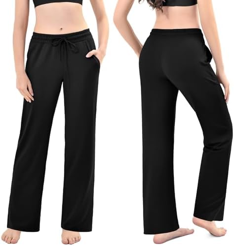 Stanpetix Track Pants Women Loose Straight Leg Women’s Sweatpants with Pockets for Sports Jogging
